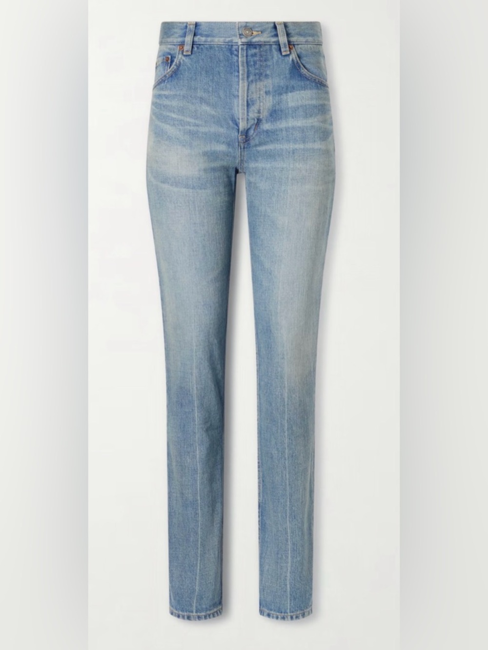 Saint Laurent Light Blue High-Rise Iconic Hedi Slimane jeans size 25 $800